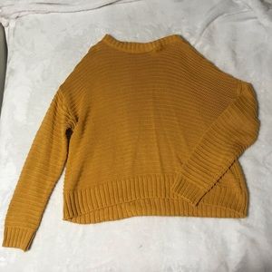 H&M Mustard Yellow Knit Sweater
